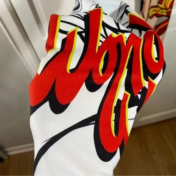 SOLD SuperFresh Wonder Leggings Women’s M Color and Black &White Cartoon Graphic - Picture 5 of 11